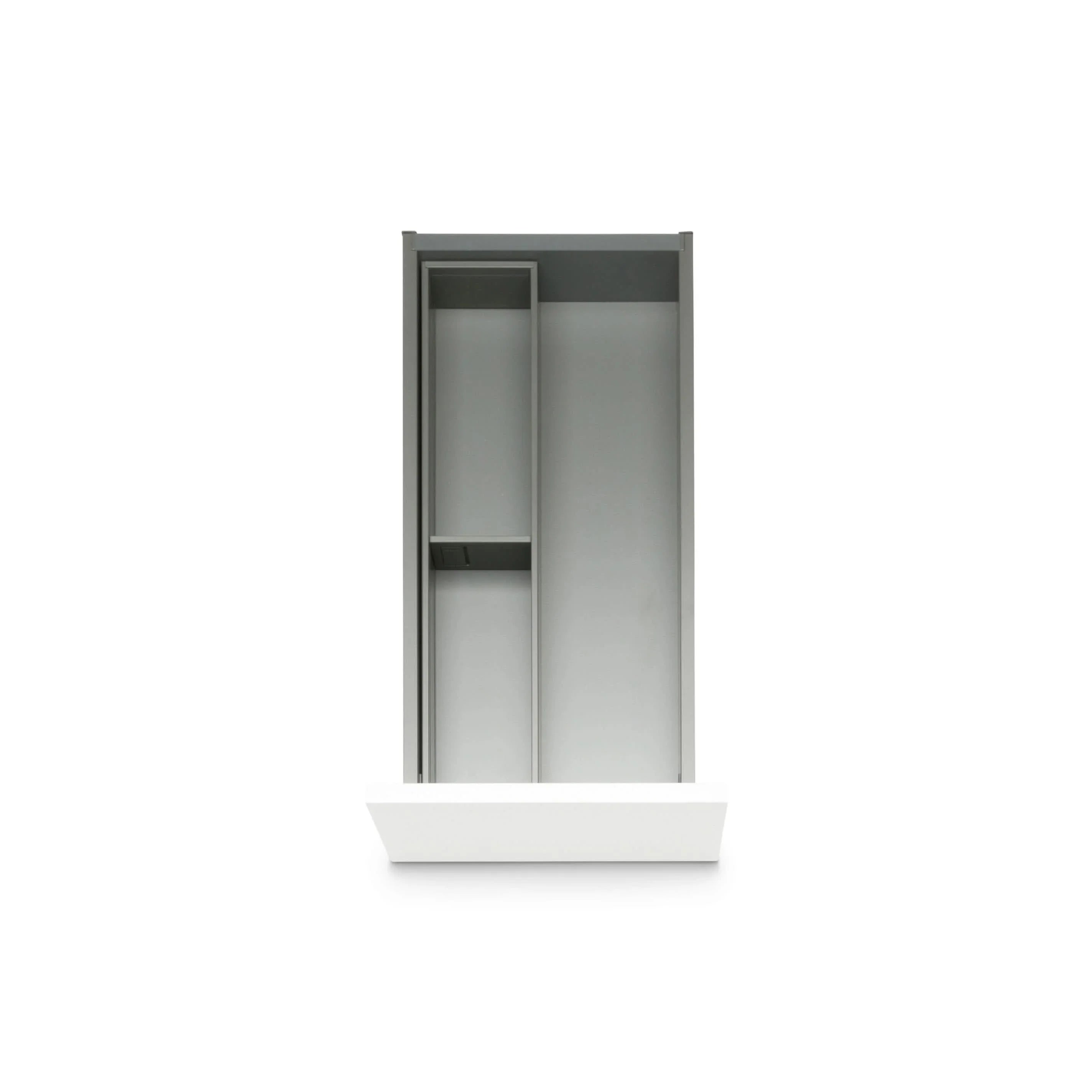 AMBIA-LINE Schubladeneinsatz Stahl (10 cm) Rahmen Blum