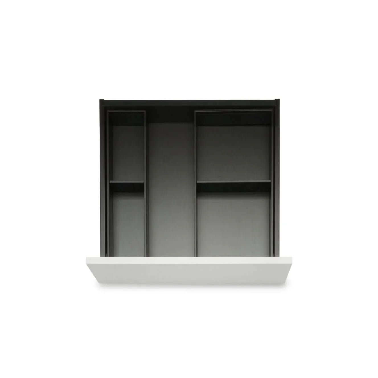 PLAINduo Stahl. Bundle für Besteck & Küchenutensilien (30 cm) Bundle Blum Carbonschwarz 42.2