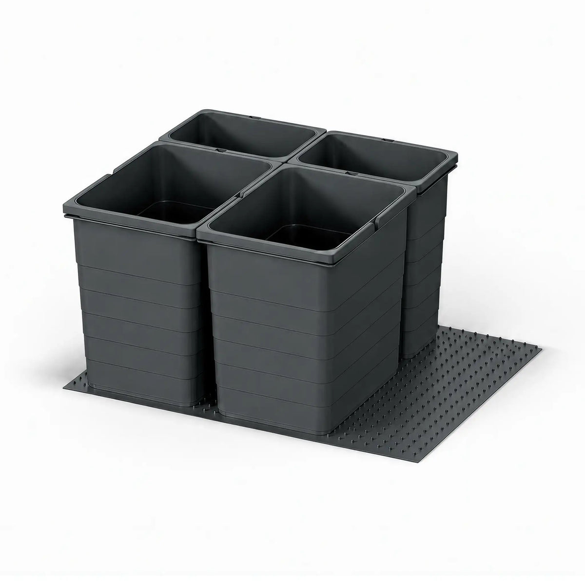 Ninka eins2vier Mülltrennsystem für die Küche – 4-fach, KB 800 (80 cm, 50 l) Mülleimer ninka